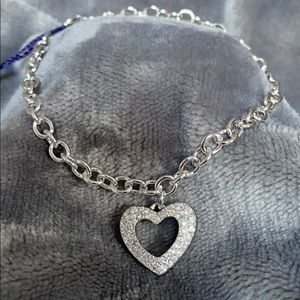 Swarovski Crystal Heart Bracelet.